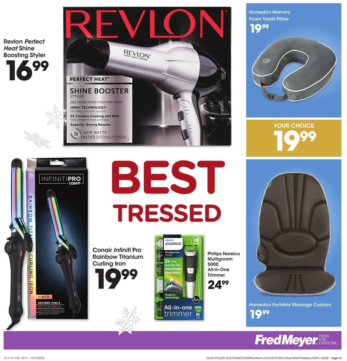 Fred Meyer Electronics & Apparel Weekly Ad from December 11