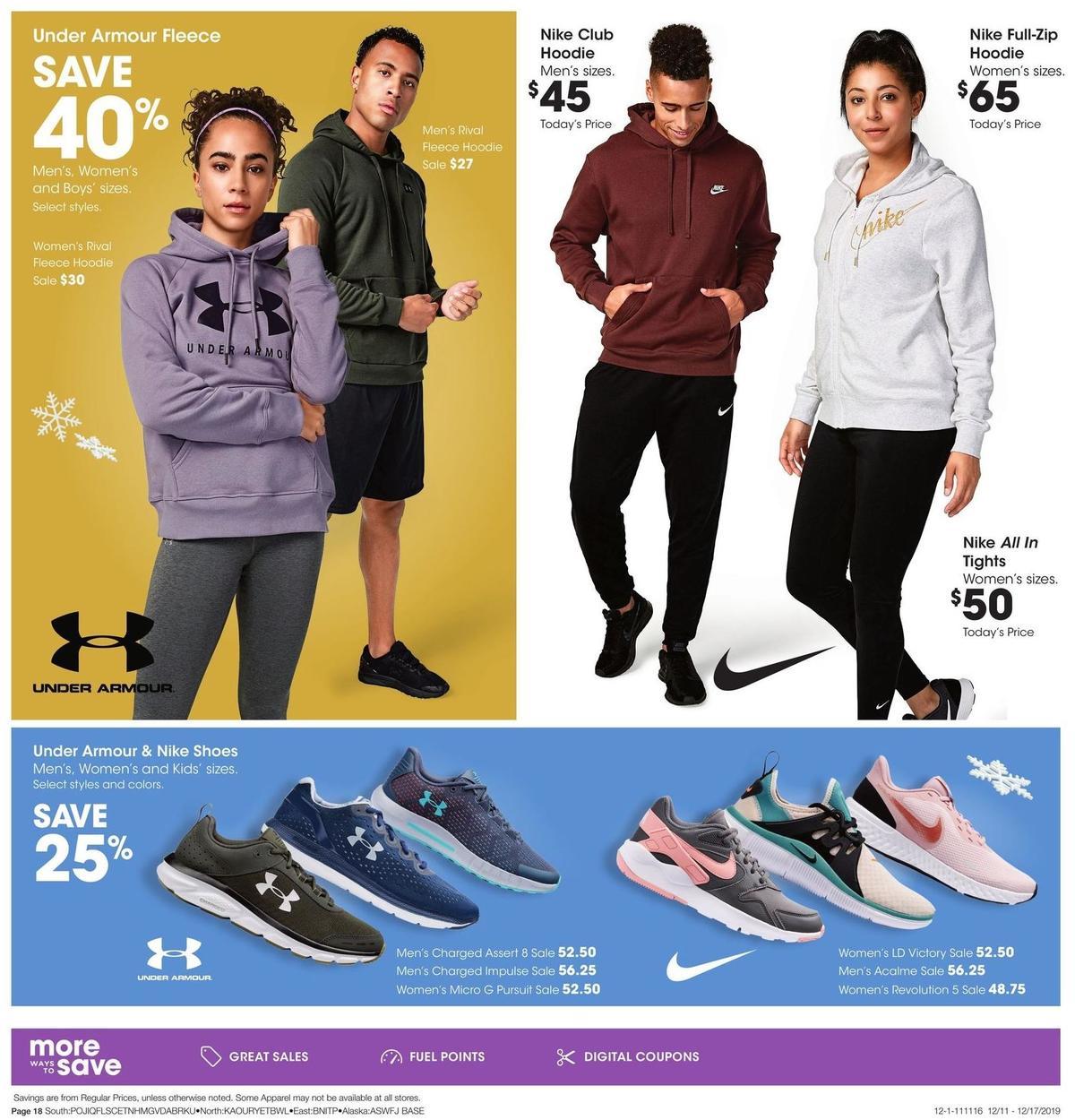 Fred Meyer Electronics & Apparel Weekly Ad from December 11