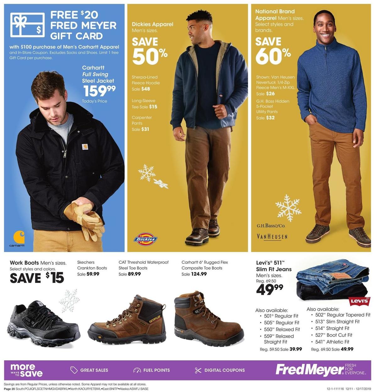 Fred Meyer Electronics & Apparel Weekly Ad from December 11