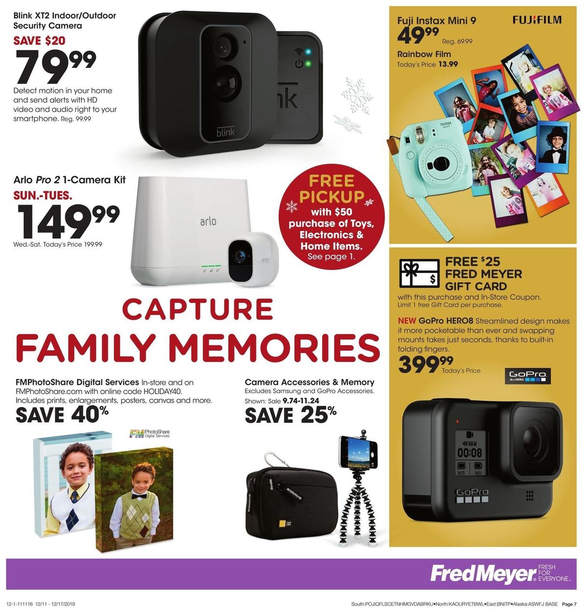 Fred Meyer Electronics & Apparel Weekly Ad from December 11