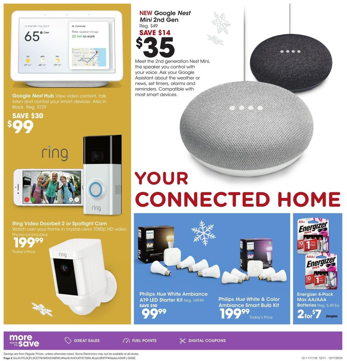 Fred Meyer Electronics & Apparel Weekly Ad from December 11