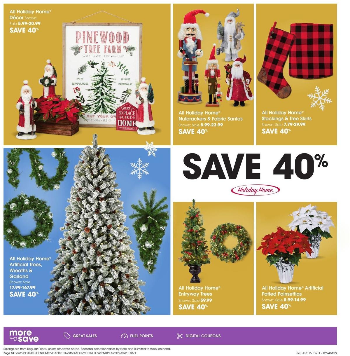 Fred Meyer Home and Gift Ideas Weekly Ad from December 11