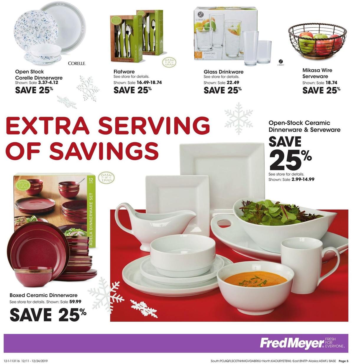 Fred Meyer Home and Gift Ideas Weekly Ad from December 11