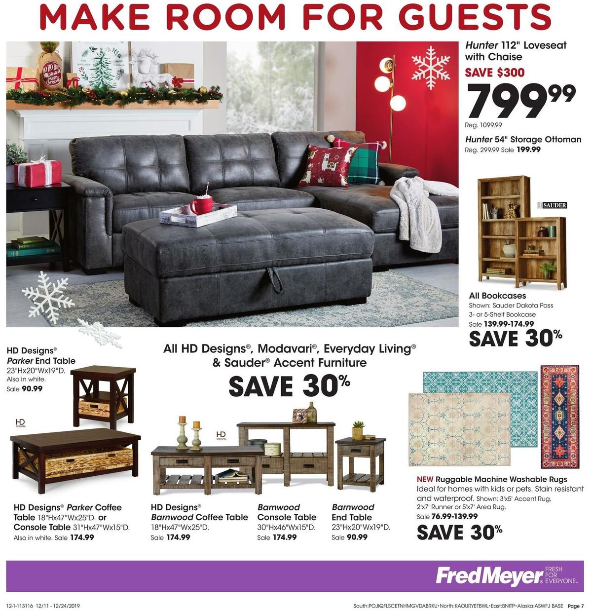 Fred Meyer Home and Gift Ideas Weekly Ad from December 11