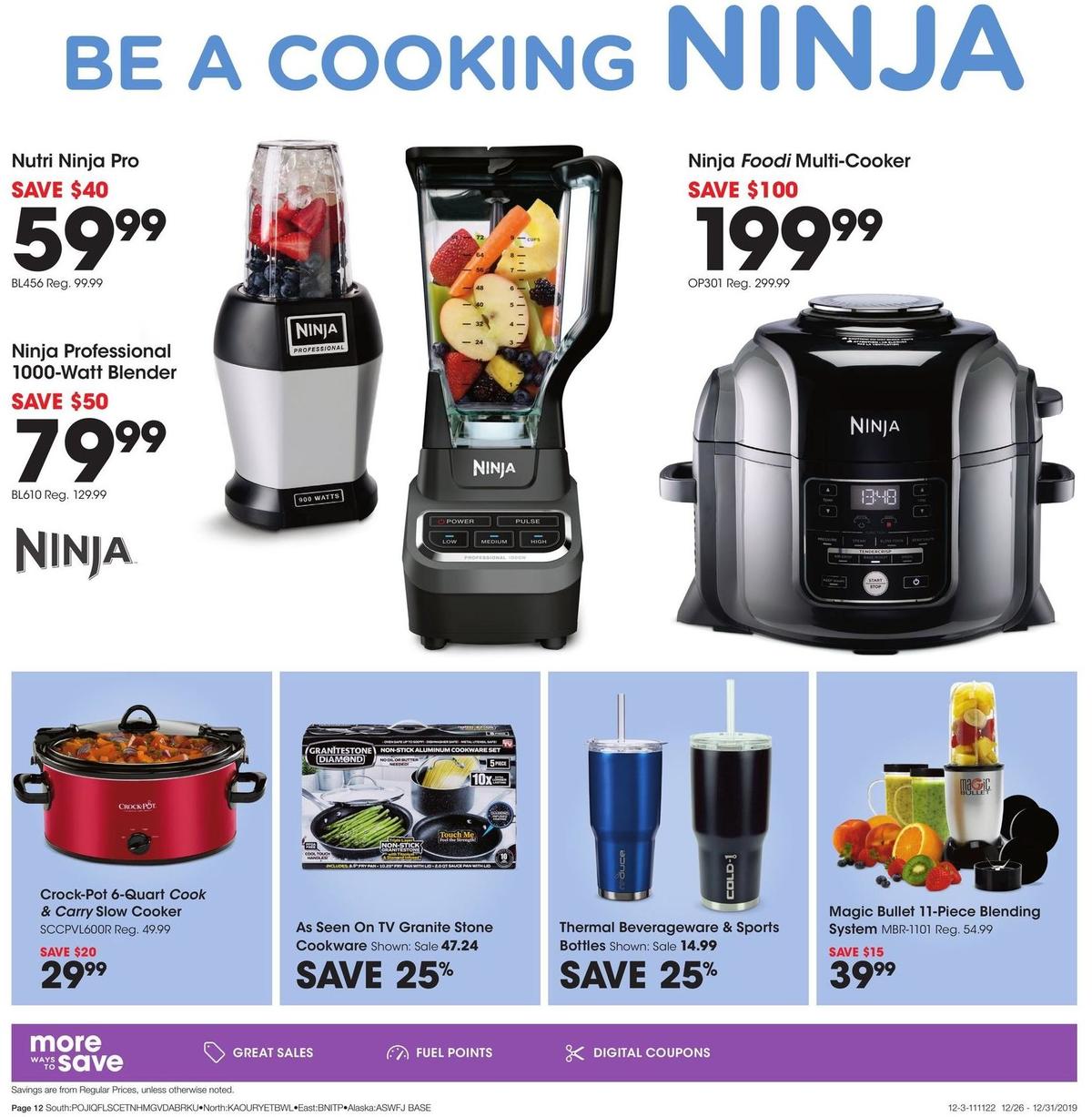 Fred Meyer General Merchandise Weekly Ad from December 26