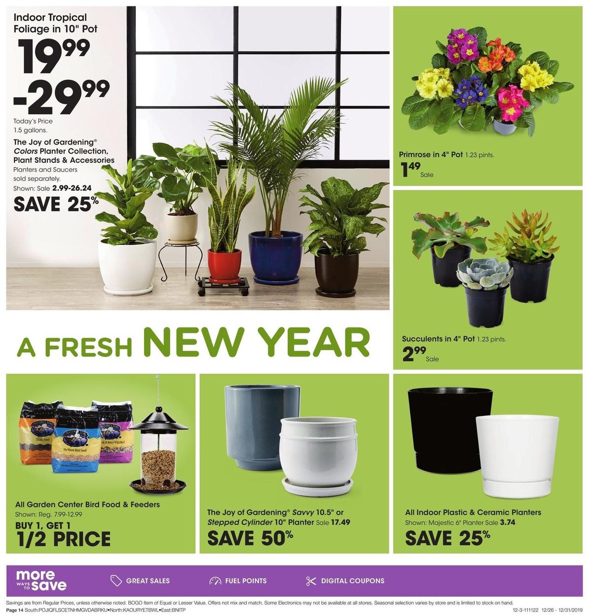 Fred Meyer General Merchandise Weekly Ad from December 26