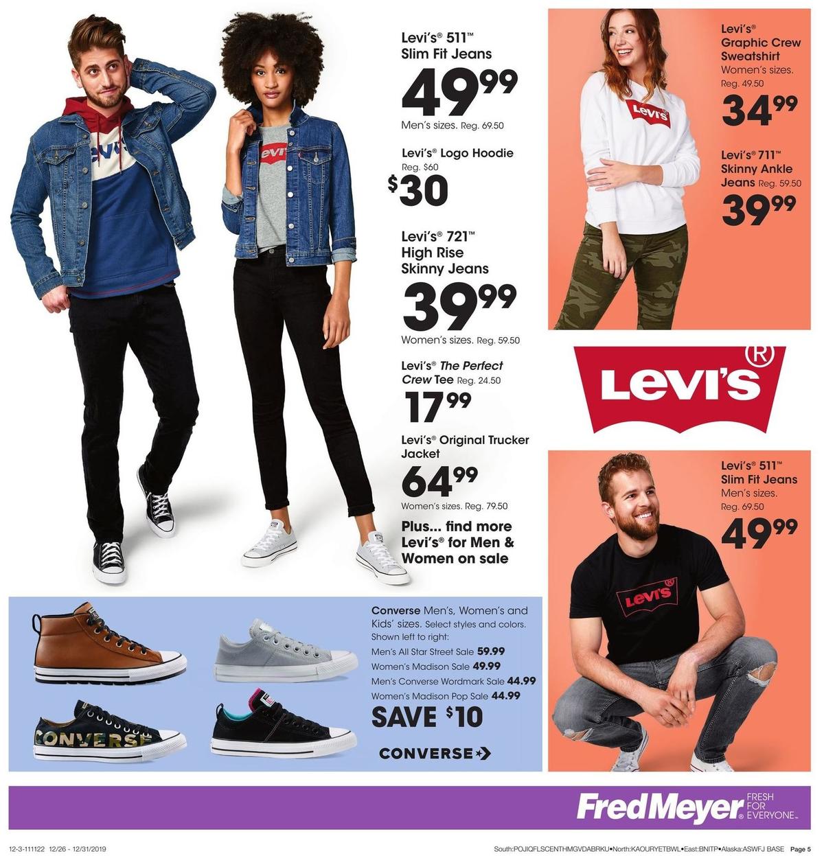 Fred Meyer General Merchandise Weekly Ad from December 26