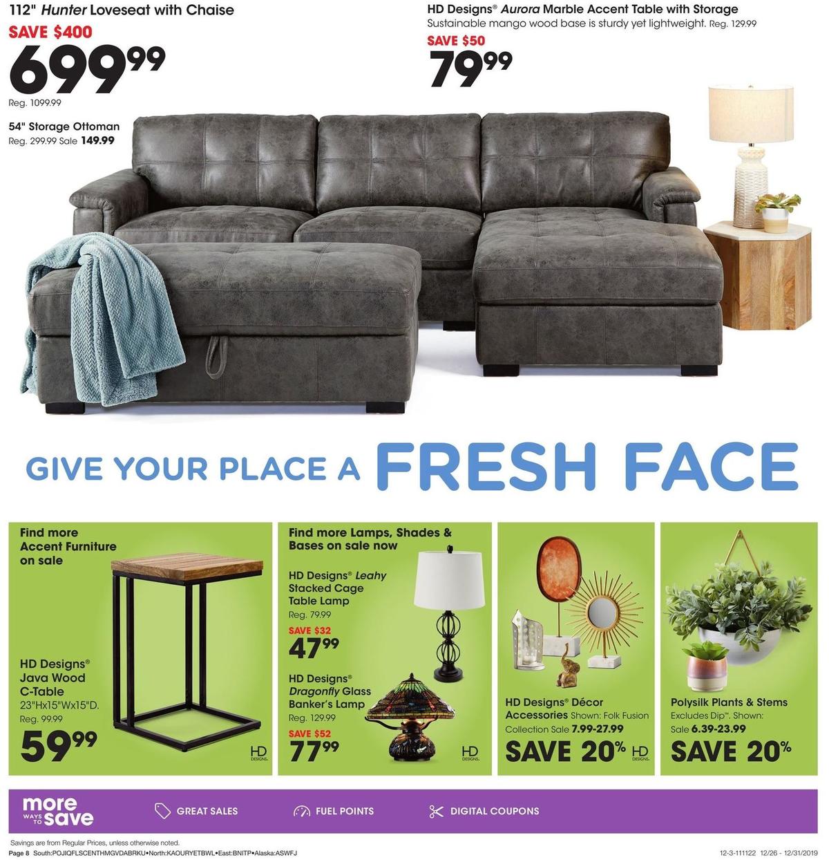 Fred Meyer General Merchandise Weekly Ad from December 26