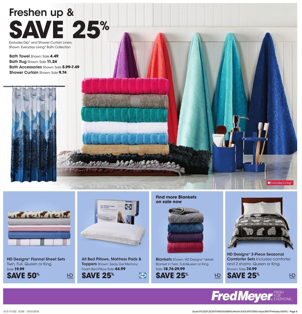 Fred Meyer General Merchandise Weekly Ad from December 26