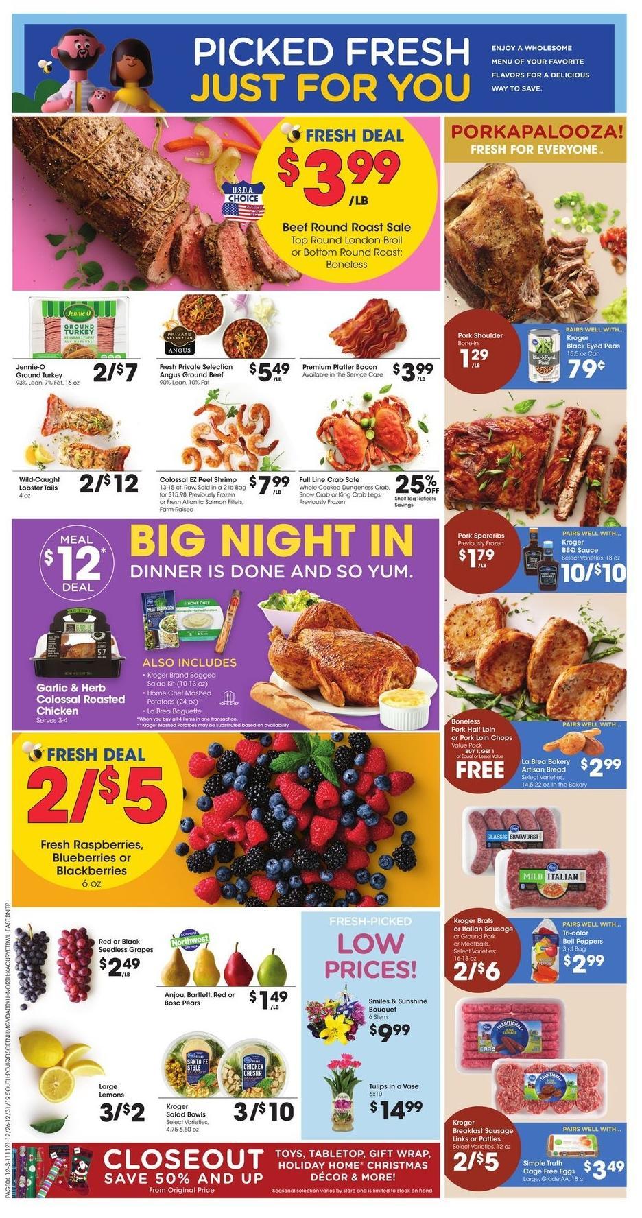 Fred Meyer Weekly Ad from December 26