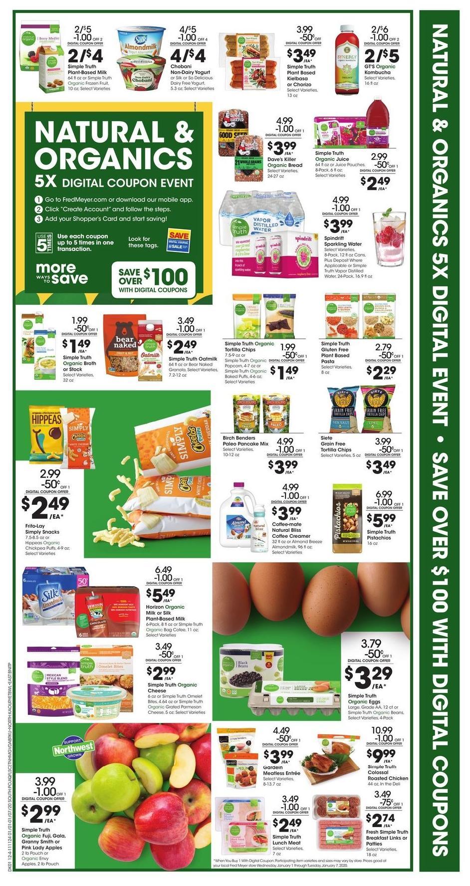 Fred Meyer Weekly Ad from January 1