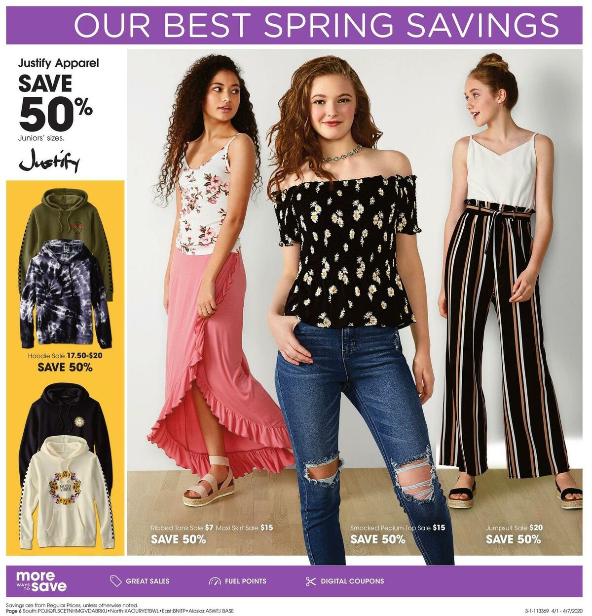 Fred Meyer Apparel Weekly Ad from April 1