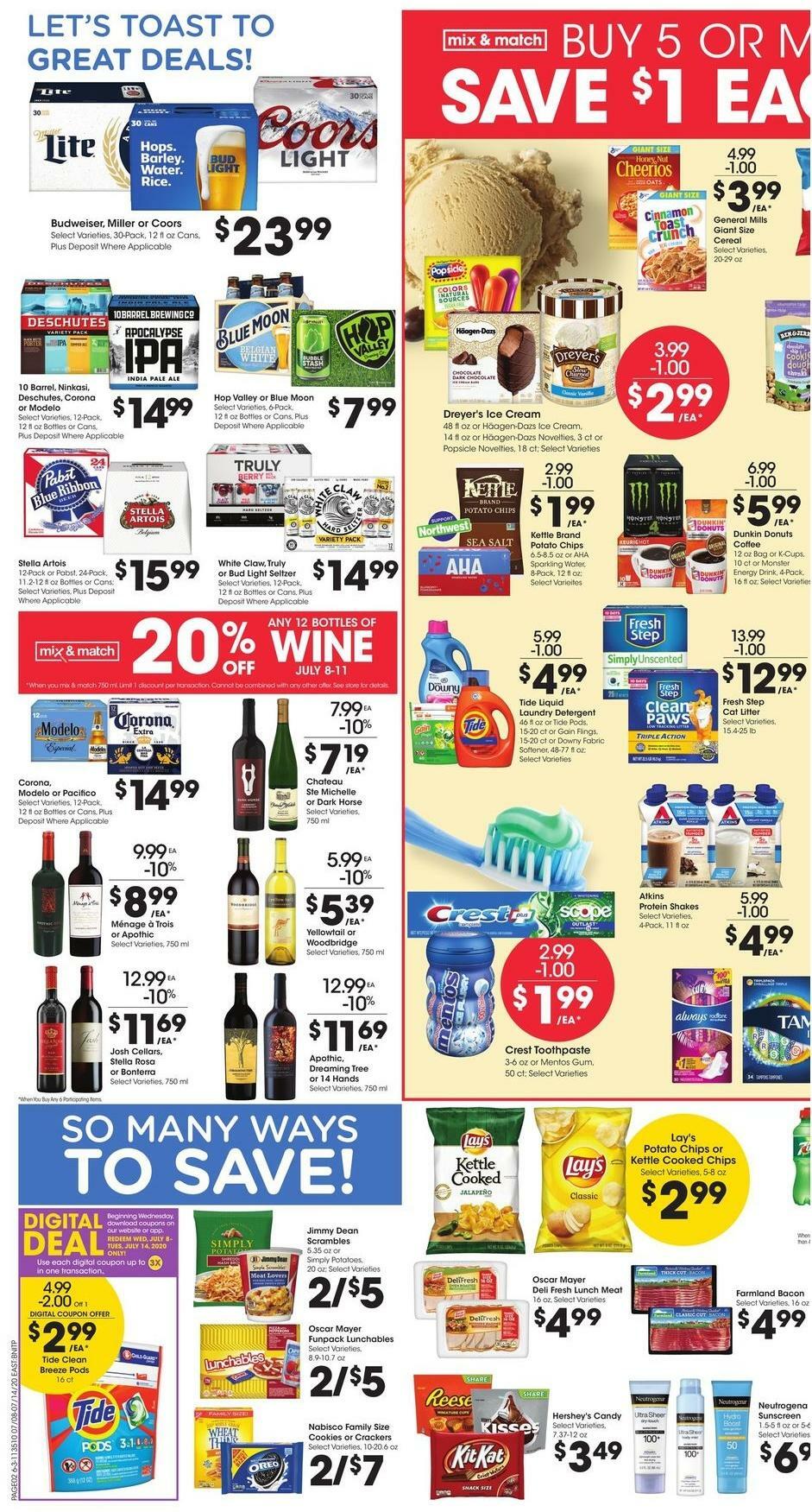 Fred Meyer Weekly Ad from July 8