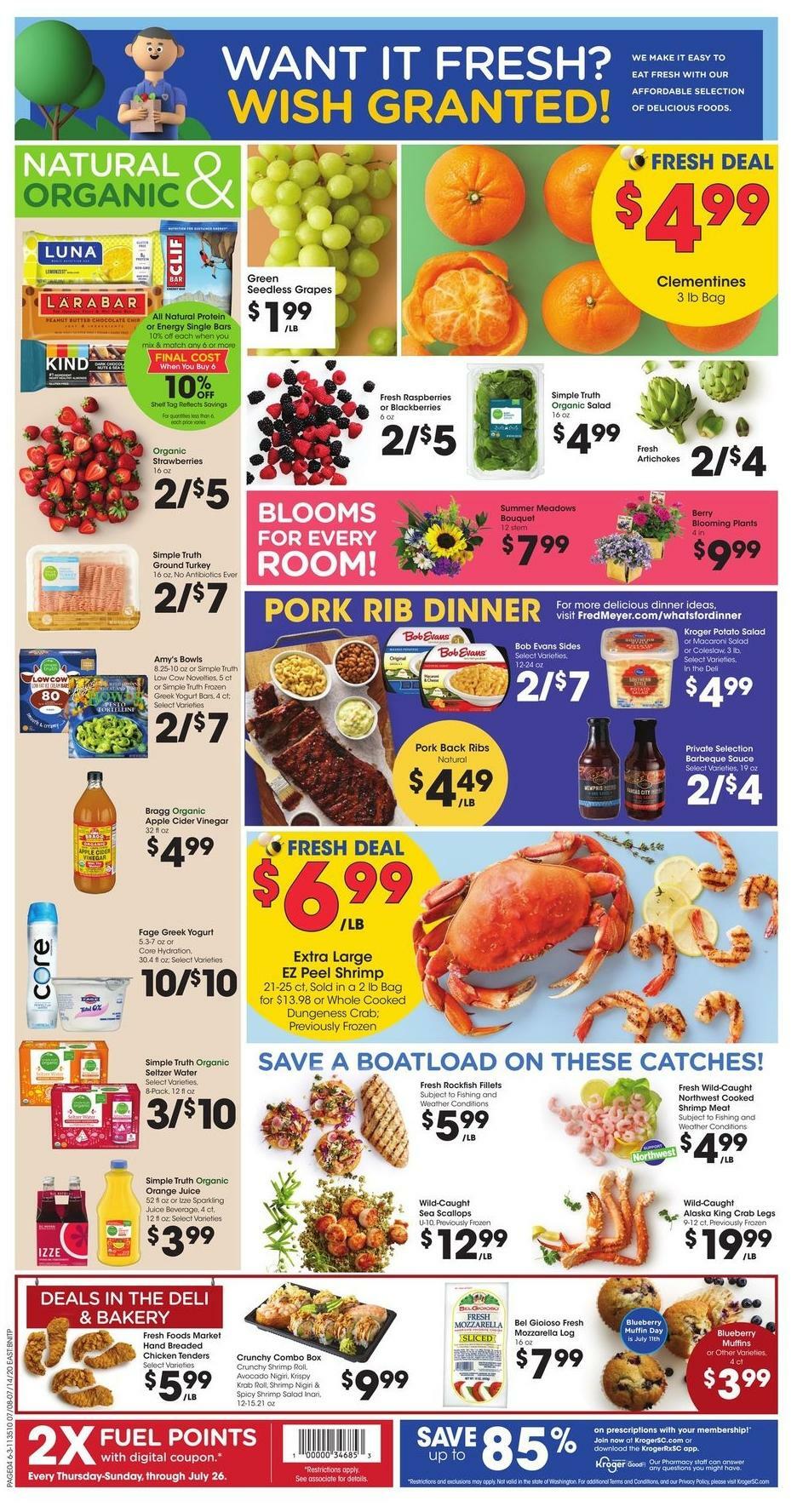 Fred Meyer Weekly Ad from July 8