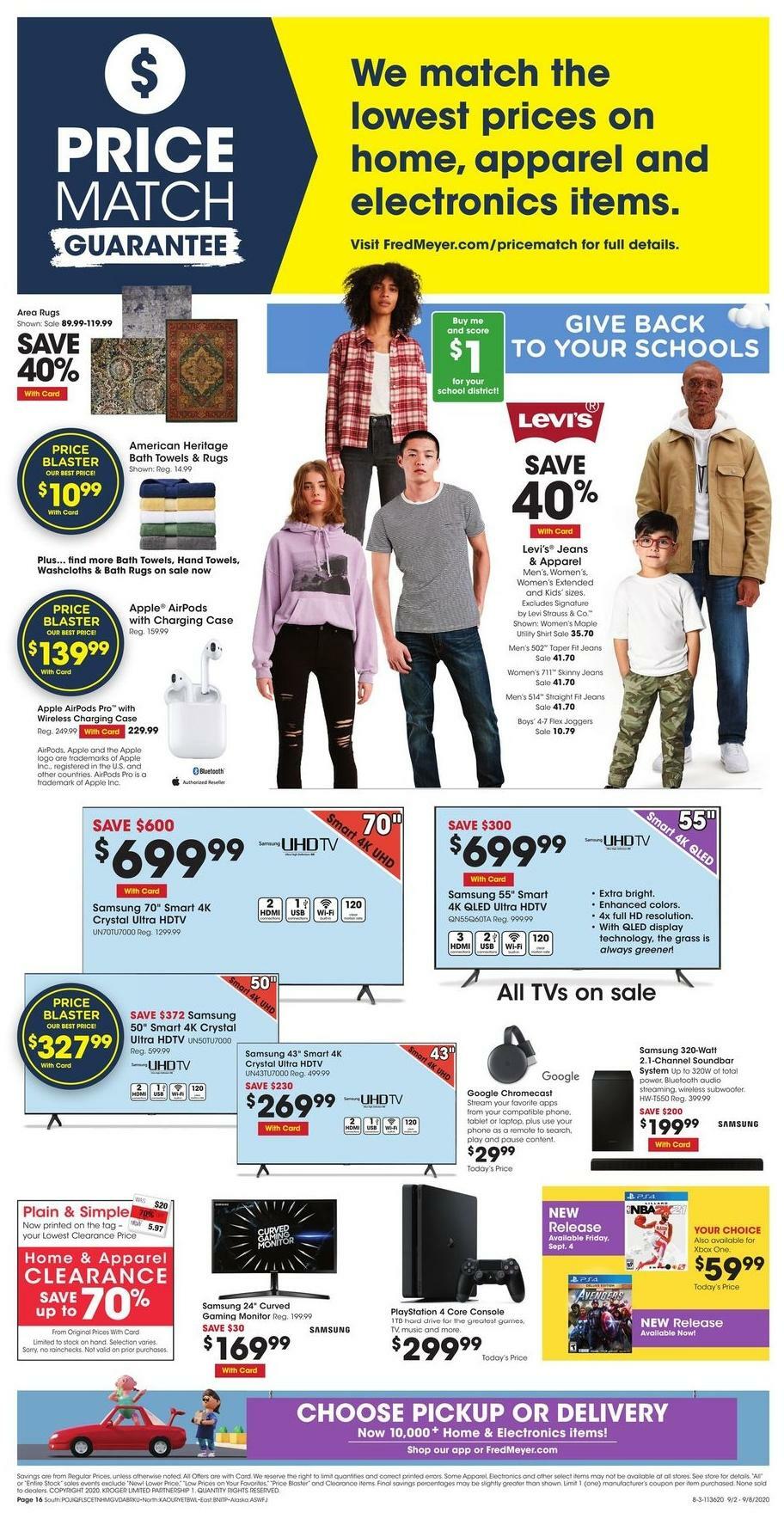 Fred Meyer Weekly Ad from September 2