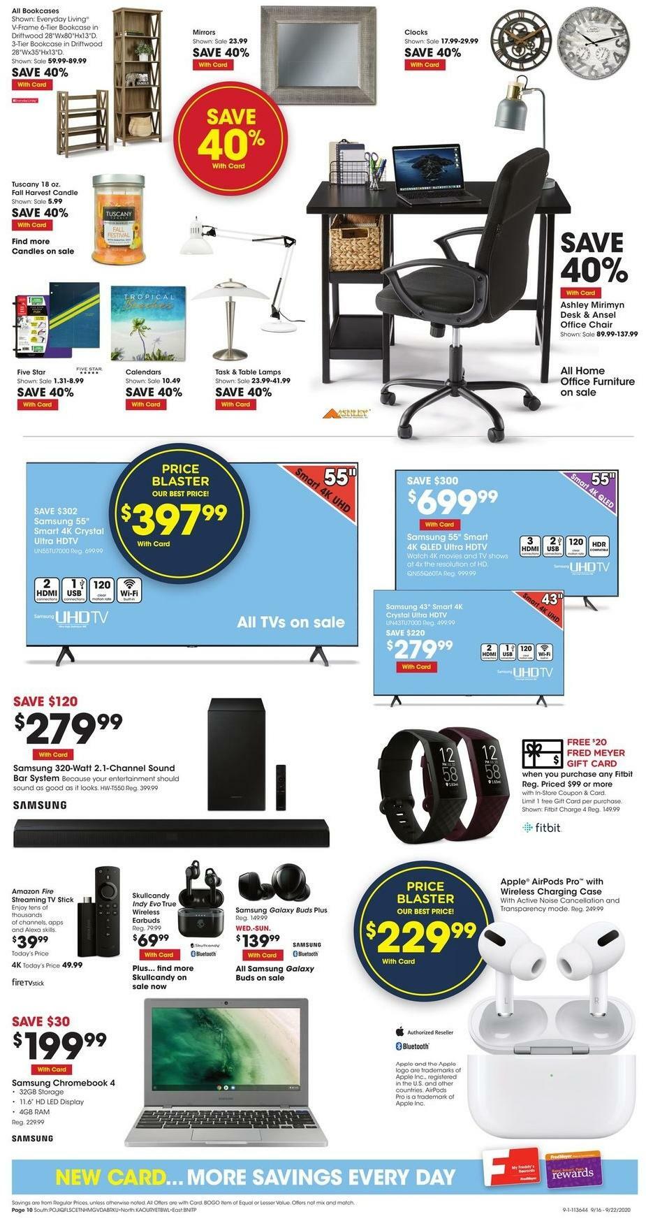 Fred Meyer Weekly Ad from September 16