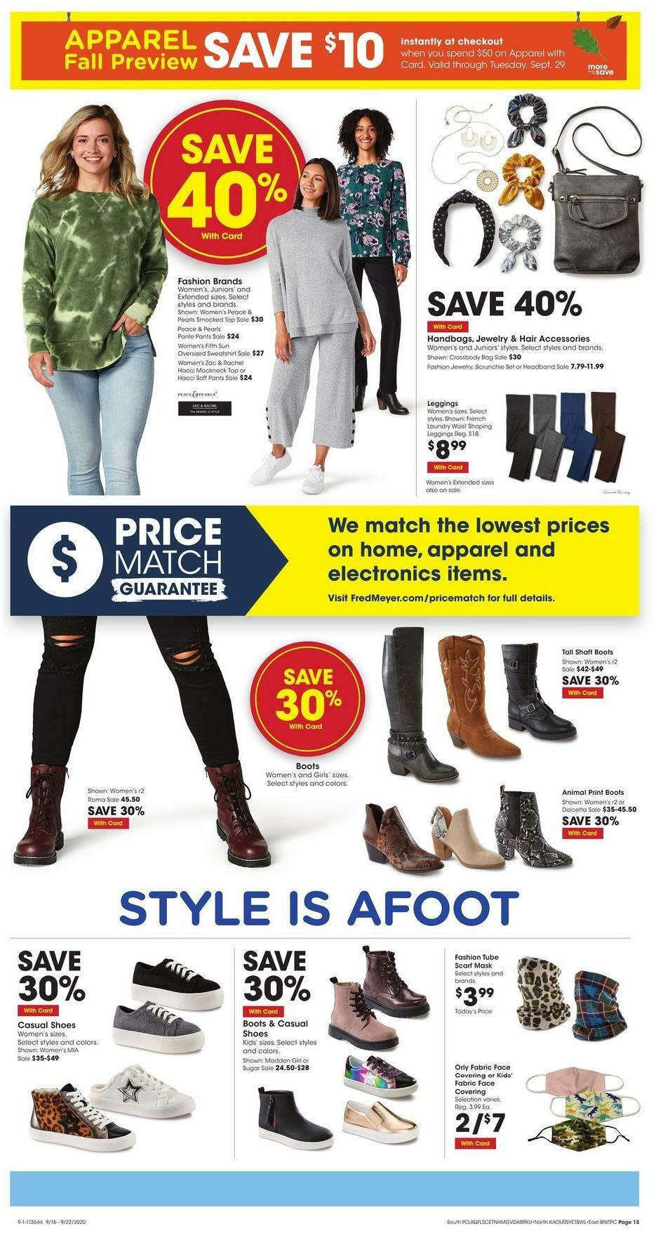 Fred Meyer Weekly Ad from September 16