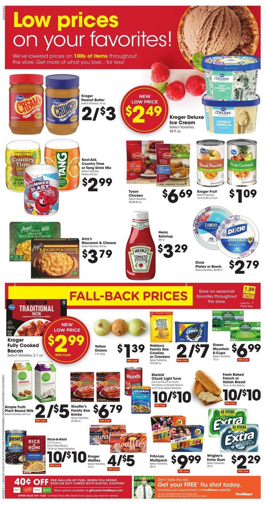 Fred Meyer Weekly Ad from September 16