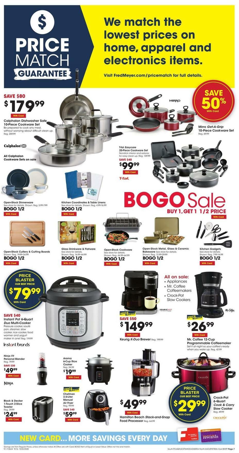 Fred Meyer Weekly Ad from September 16