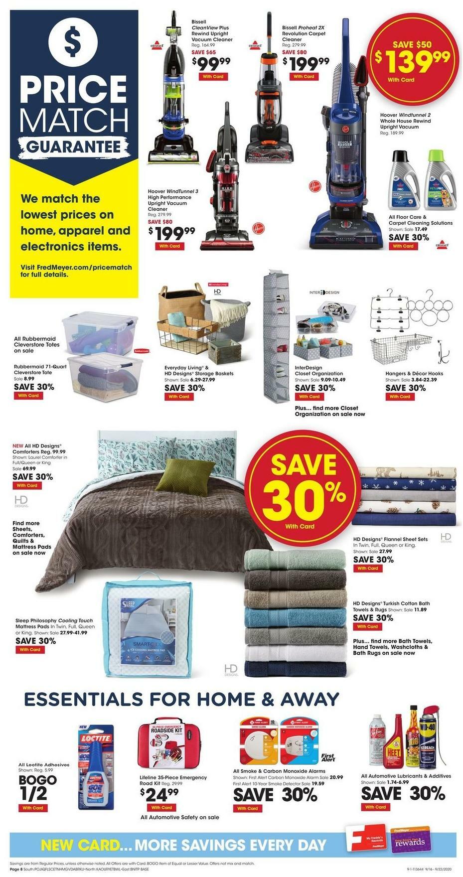 Fred Meyer Weekly Ad from September 16