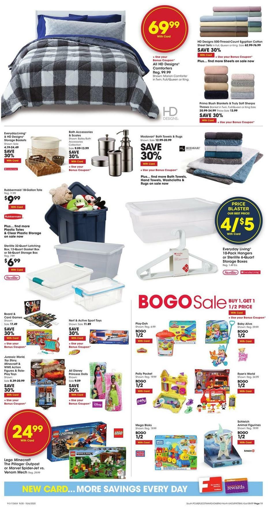 Fred Meyer Weekly Ad from September 30