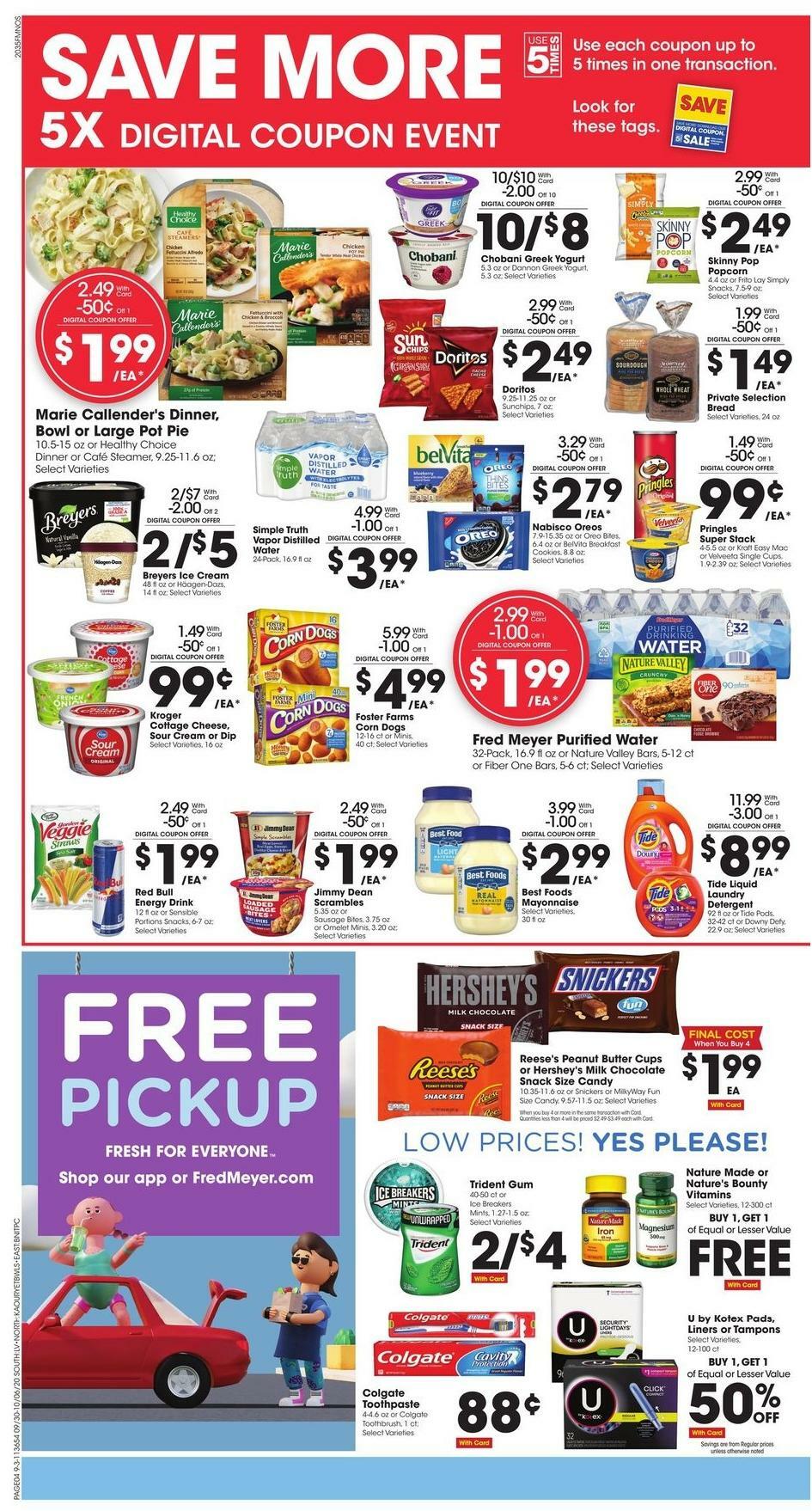 Fred Meyer Weekly Ad from September 30