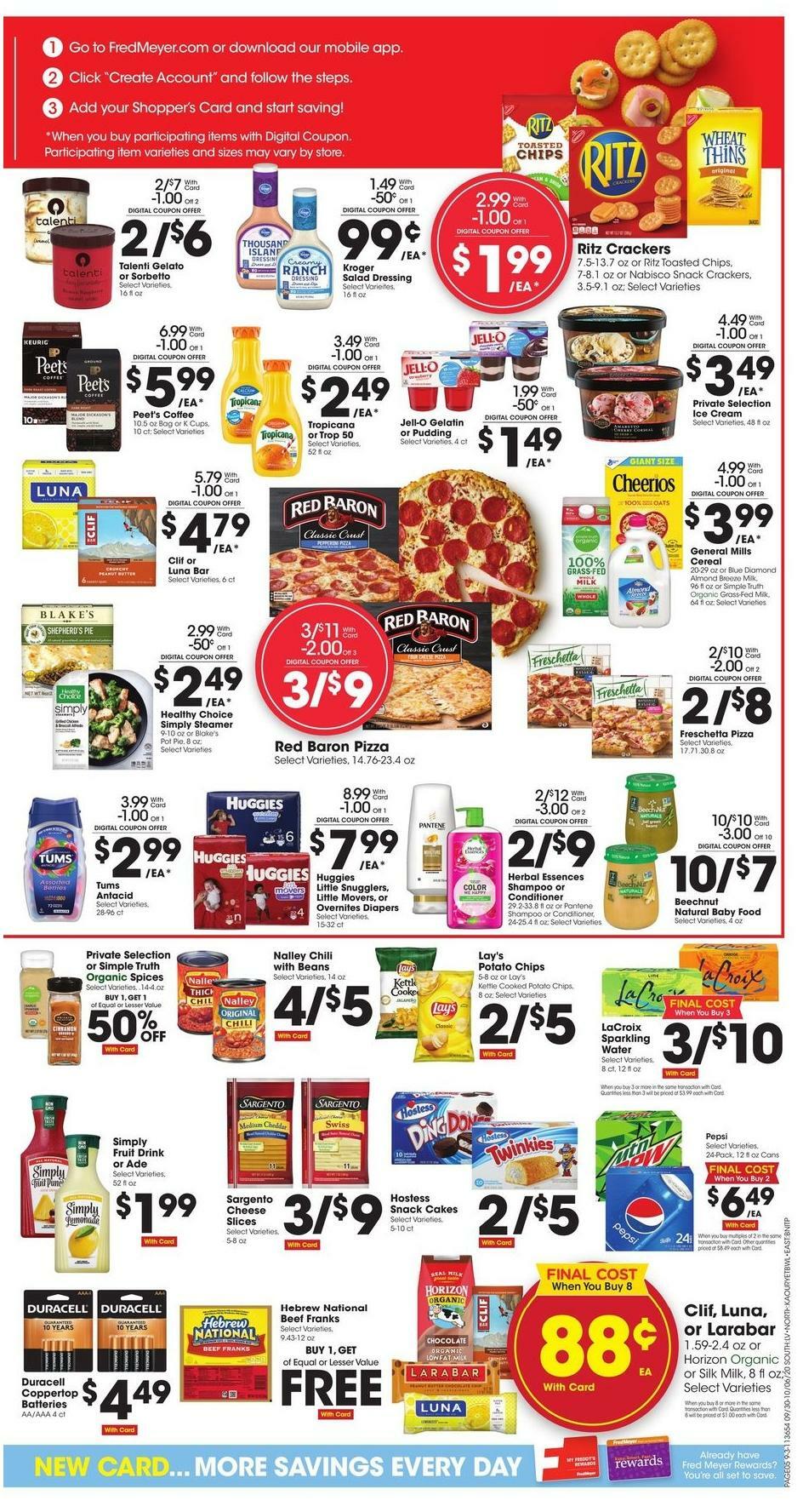 Fred Meyer Weekly Ad from September 30