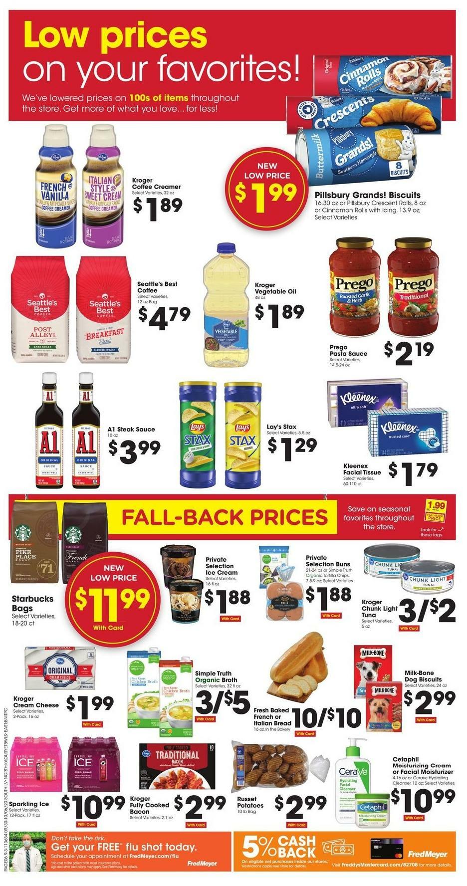 Fred Meyer Weekly Ad from September 30