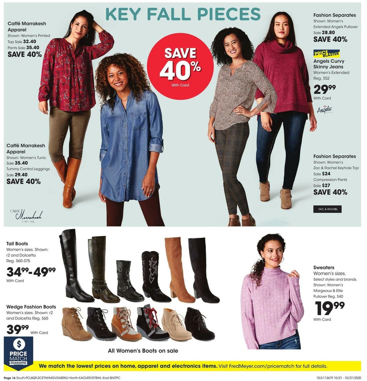 Fred Meyer General Merchandise Weekly Ad from October 21