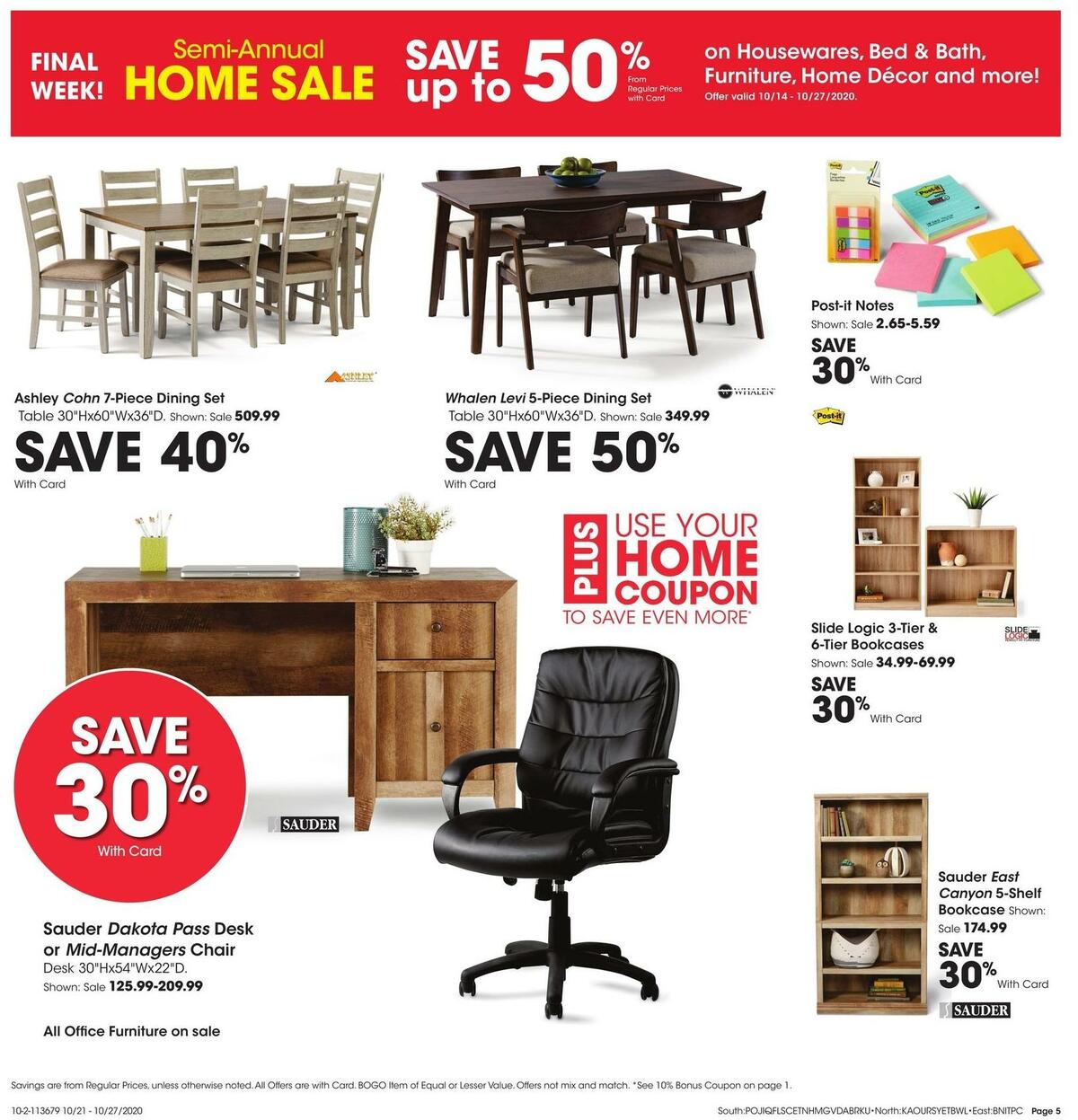 Fred Meyer General Merchandise Weekly Ad from October 21