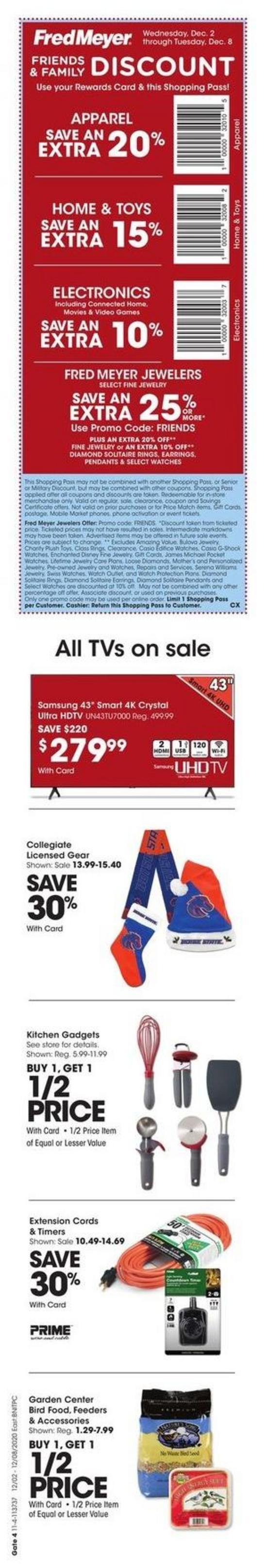 Fred Meyer Weekly Ad from December 2