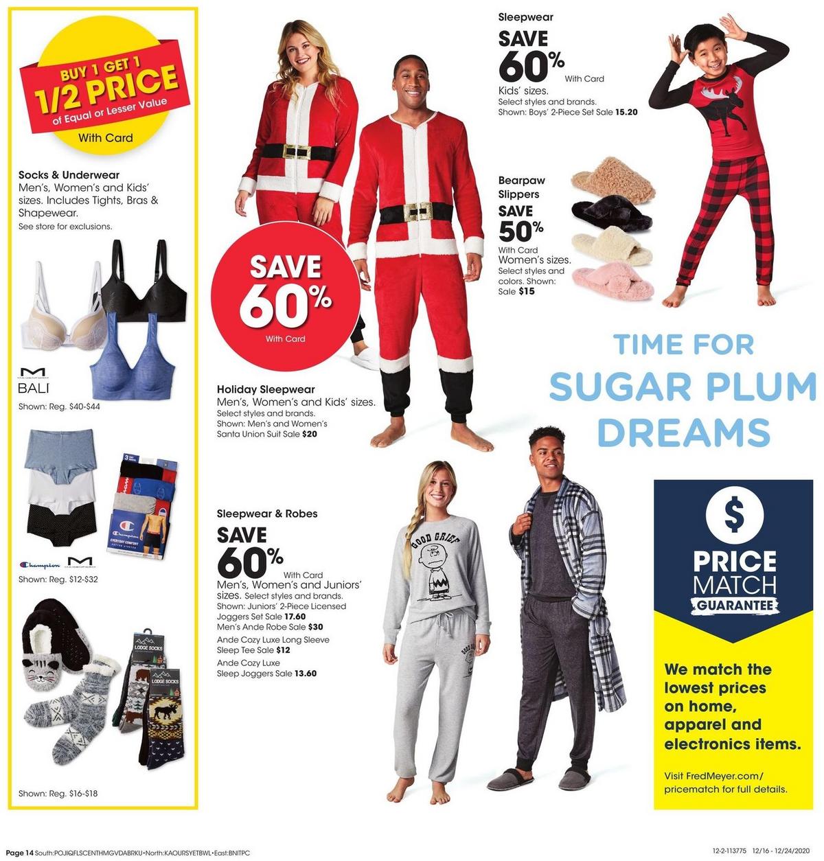 Fred Meyer General Merchandise Weekly Ad from December 16