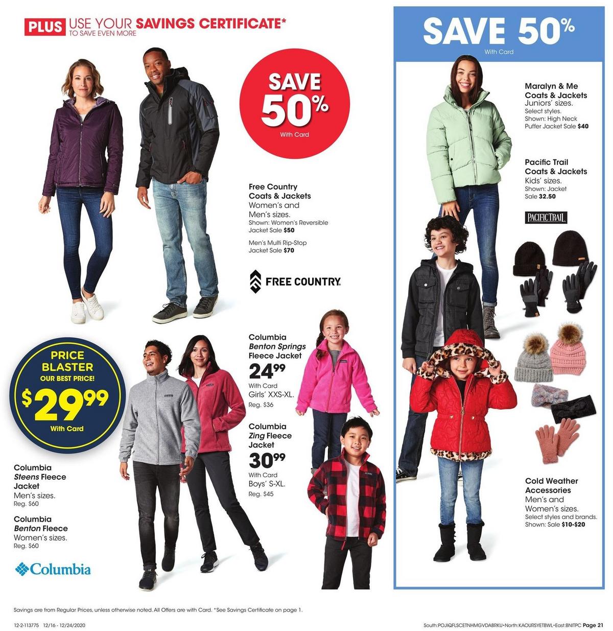 Fred Meyer General Merchandise Weekly Ad from December 16