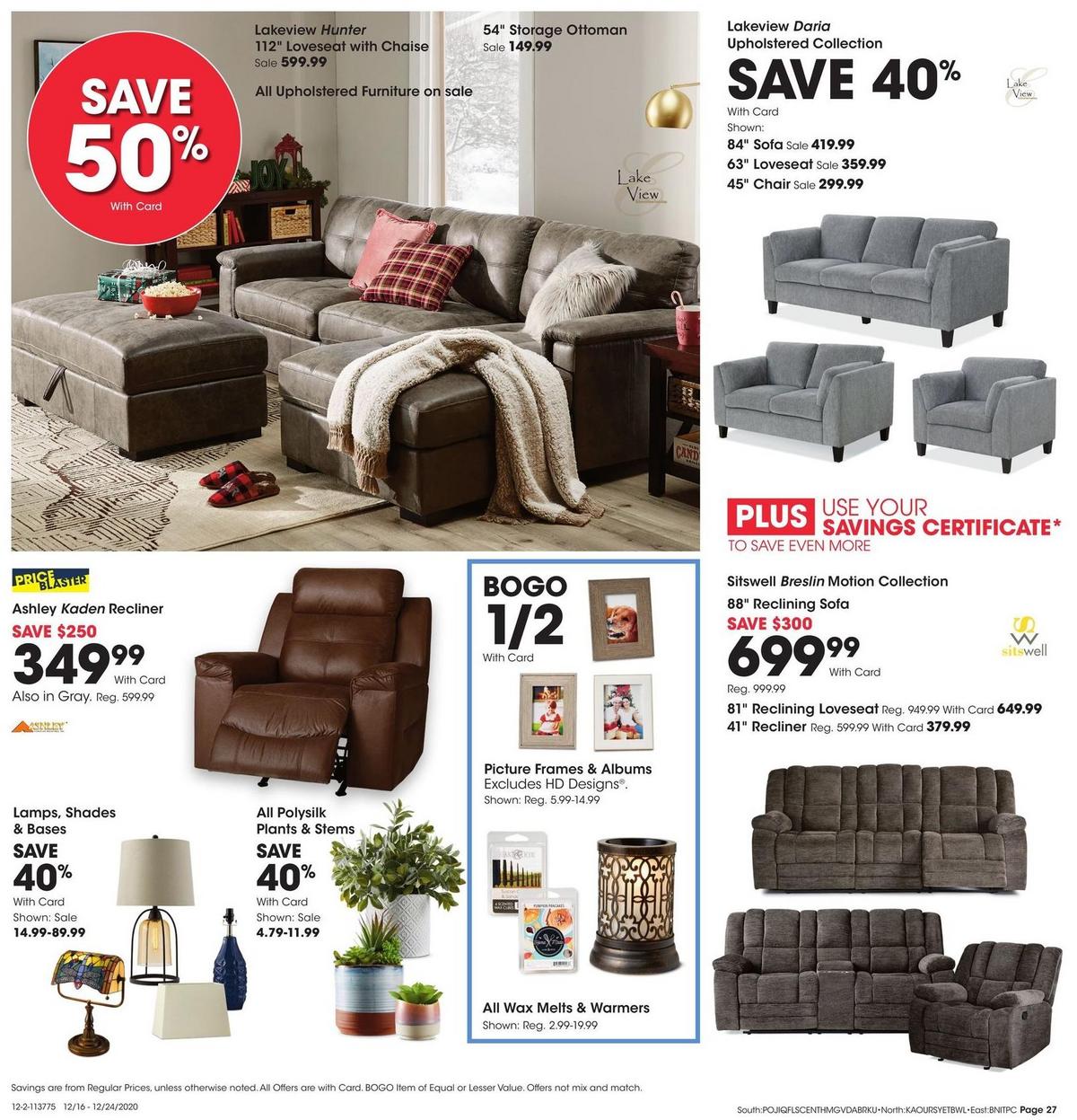 Fred Meyer General Merchandise Weekly Ad from December 16