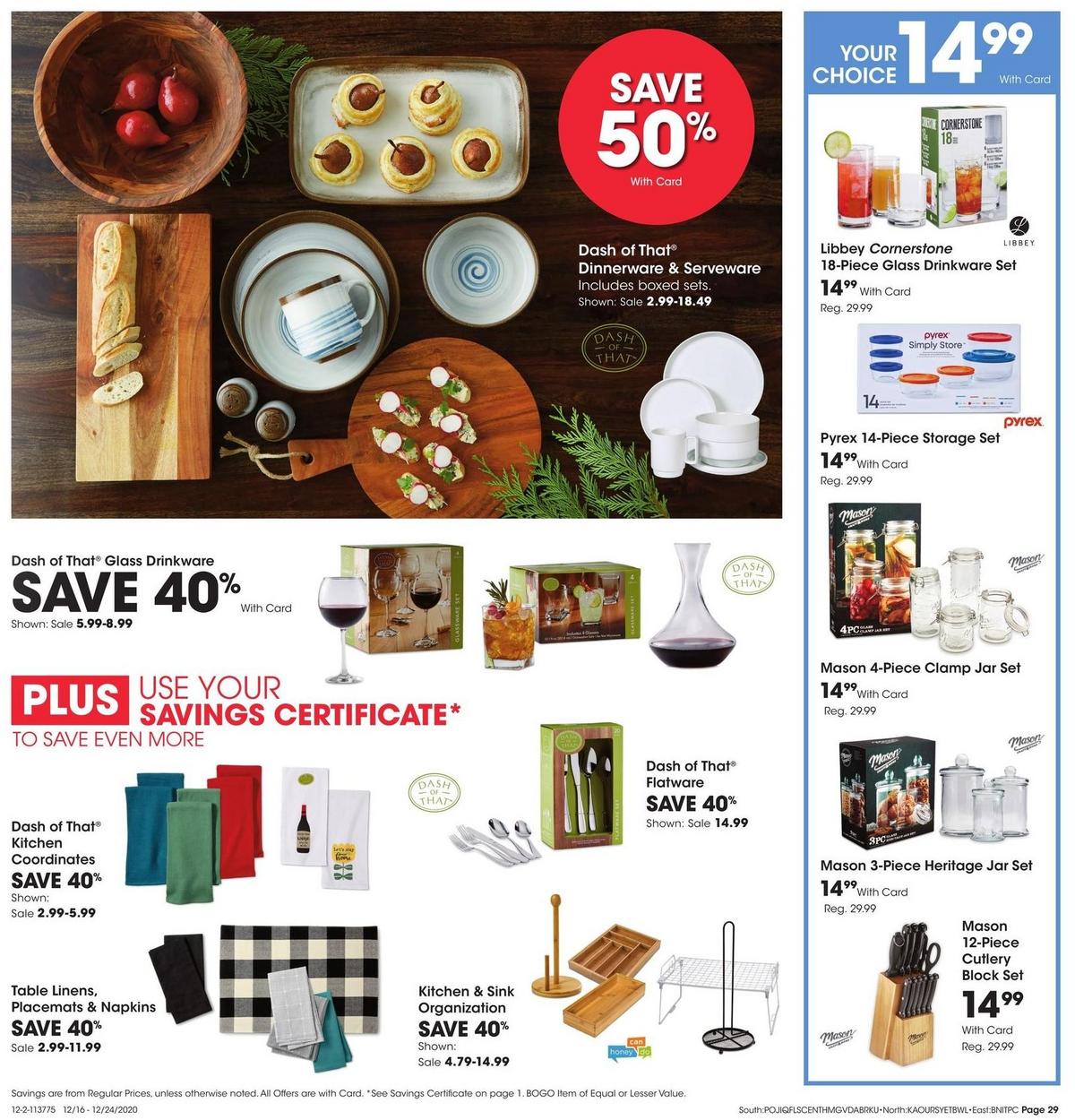 Fred Meyer General Merchandise Weekly Ad from December 16