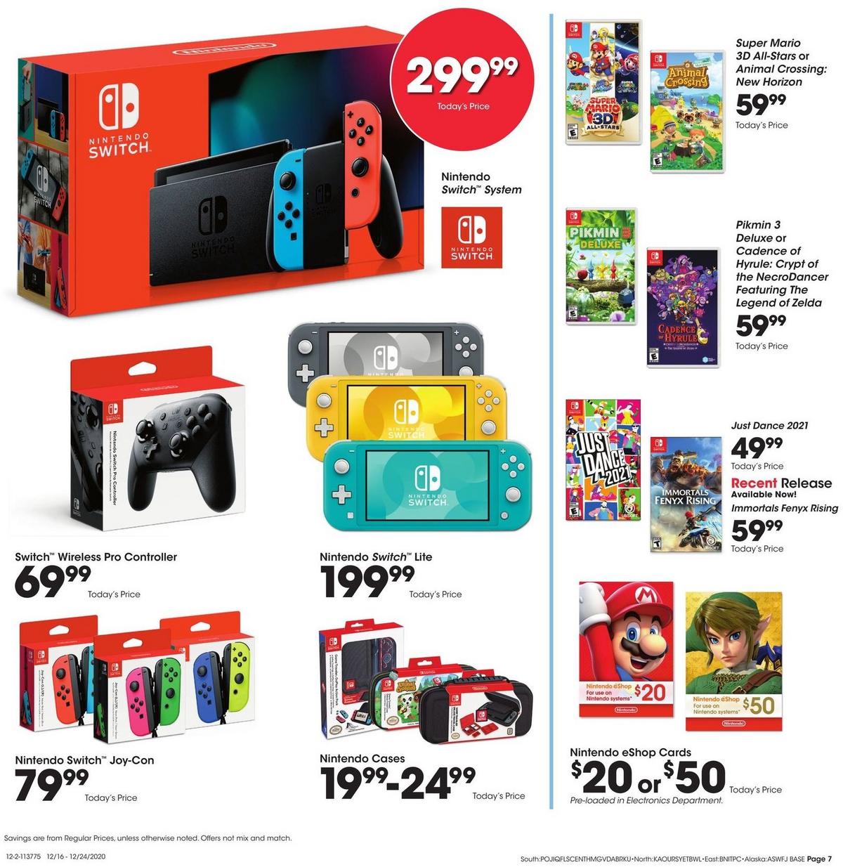 Fred Meyer General Merchandise Weekly Ad from December 16