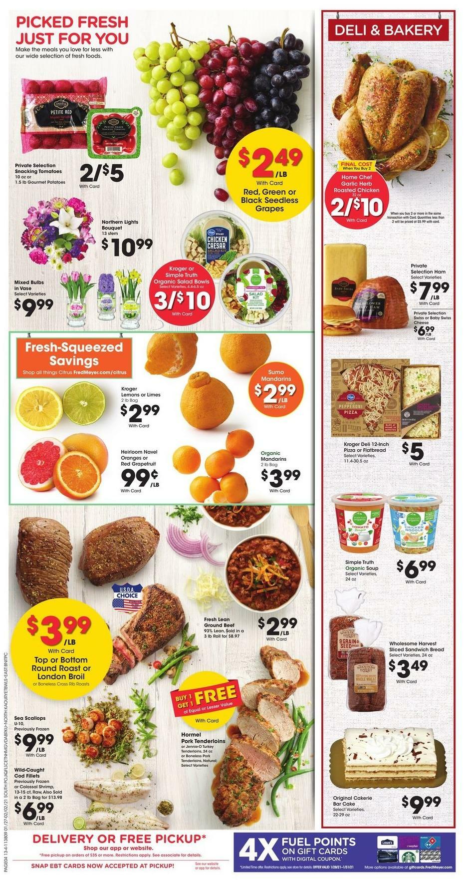 Fred Meyer Weekly Ad from January 27