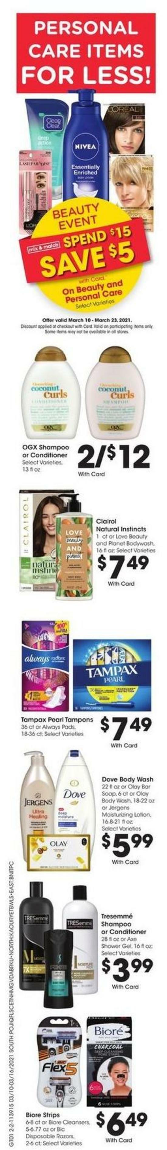 Fred Meyer Weekly Ad from March 10