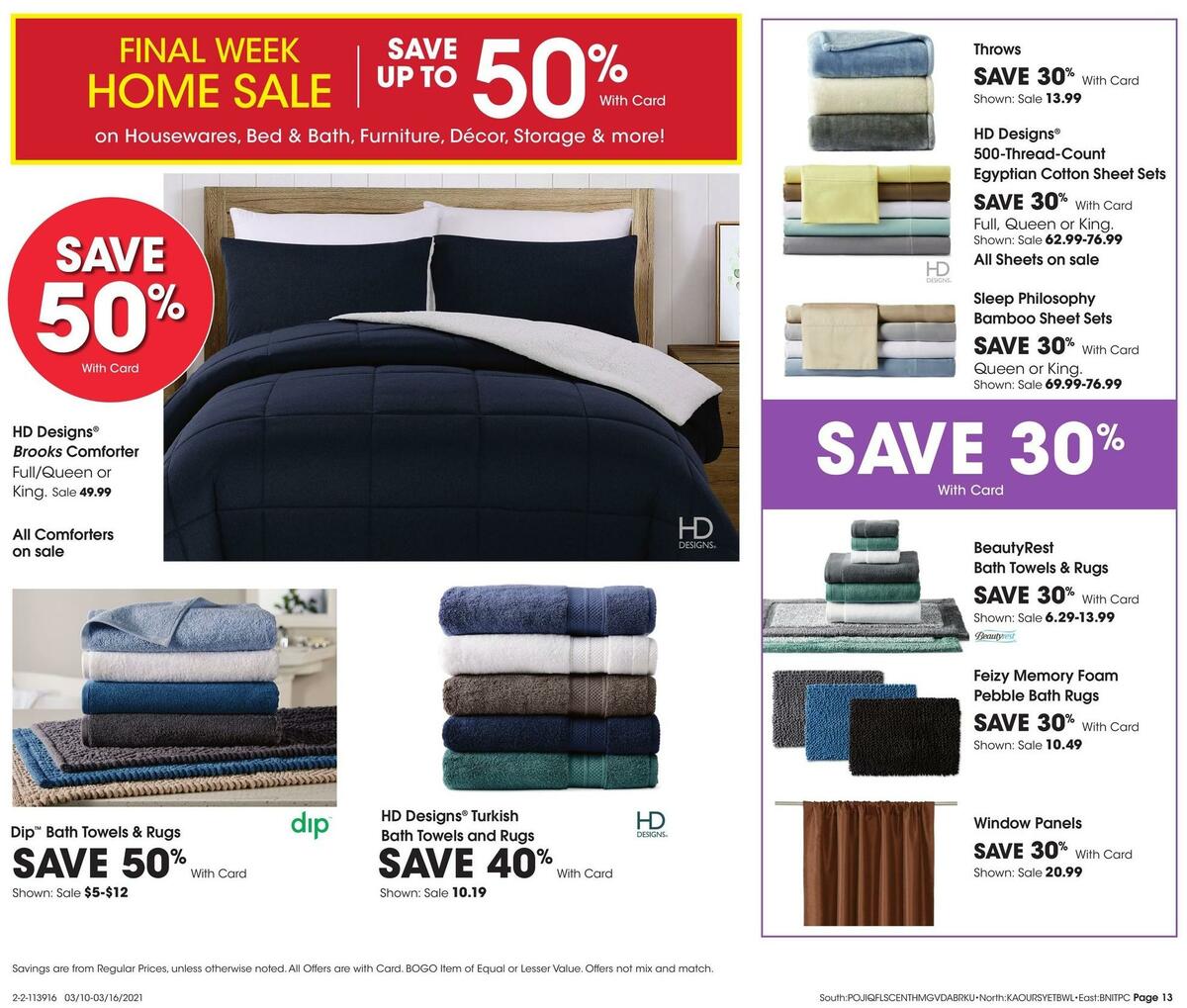 Fred Meyer General Merchandise Weekly Ad from March 10