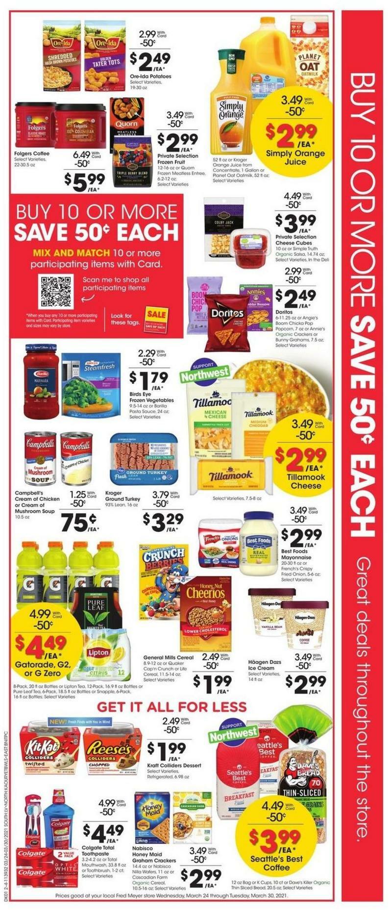 Fred Meyer Weekly Ad from March 24