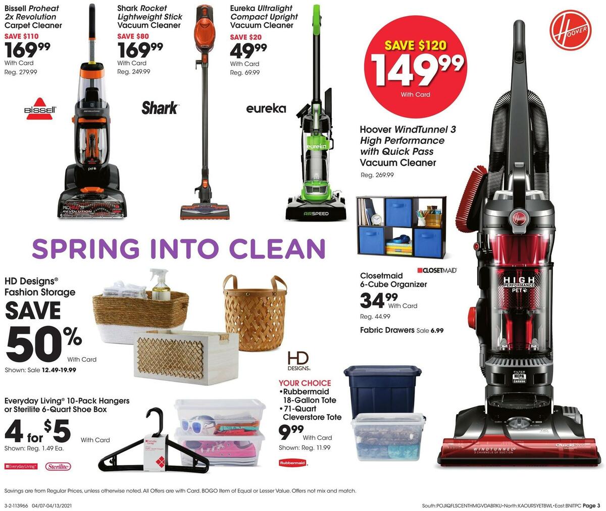 Fred Meyer General Merchandise Weekly Ad from April 7