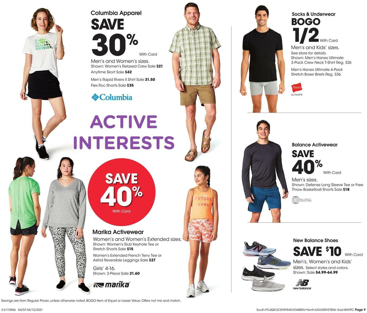 Fred Meyer General Merchandise Weekly Ad from April 7