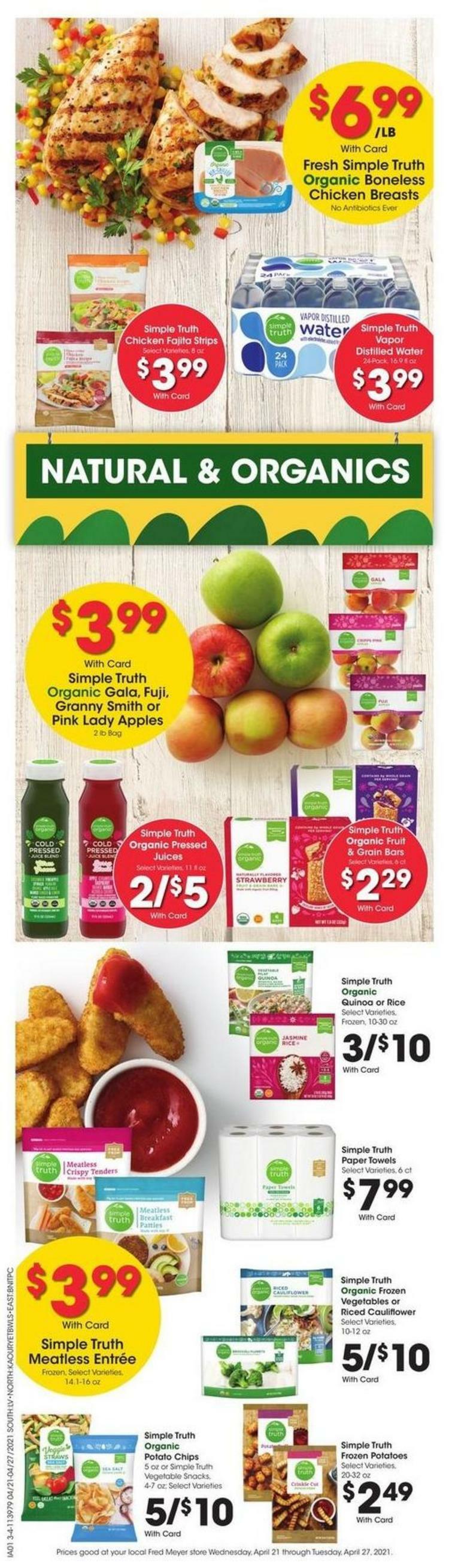 Fred Meyer Weekly Ad from April 21
