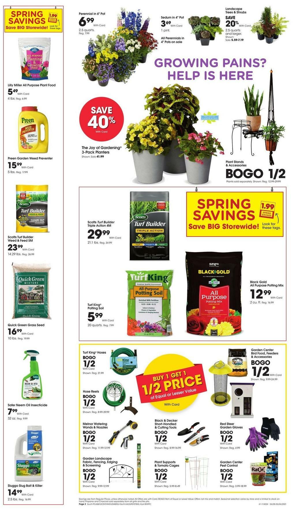 Fred Meyer Garden Weekly Ad from April 28