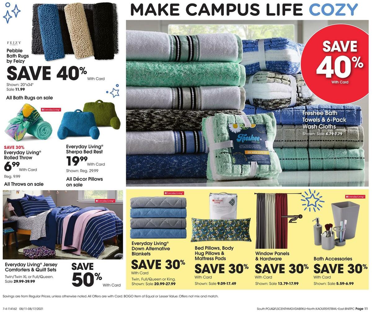 Fred Meyer General Merchandise Weekly Ad from August 11