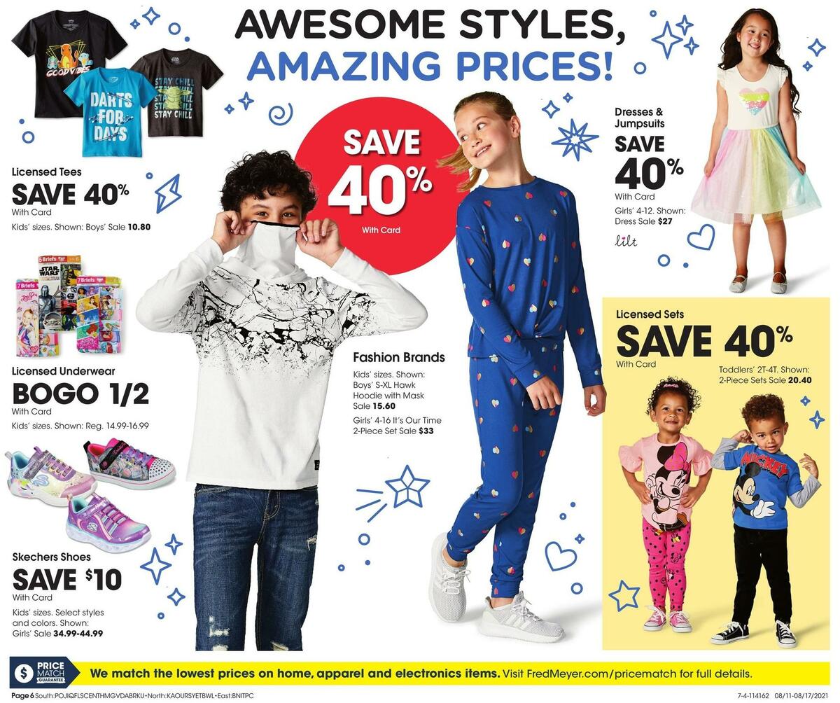 Fred Meyer General Merchandise Weekly Ad from August 11