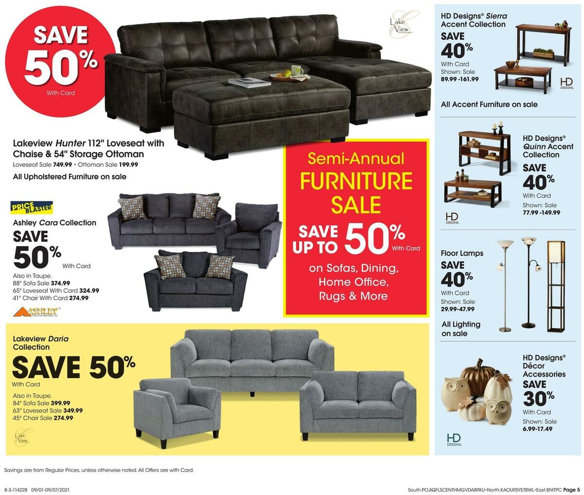 Fred Meyer General Merchandise Weekly Ad from September 1
