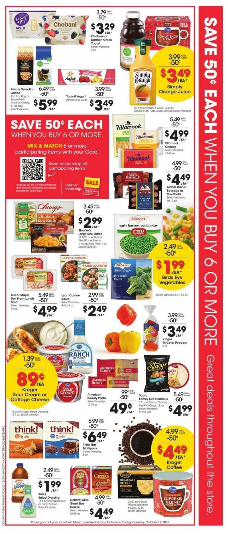 Fred Meyer Weekly Ad from October 6