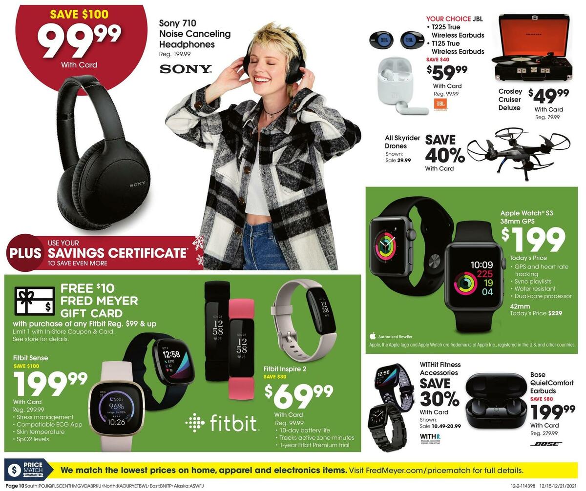 Fred Meyer General Merchandise Weekly Ad from December 15