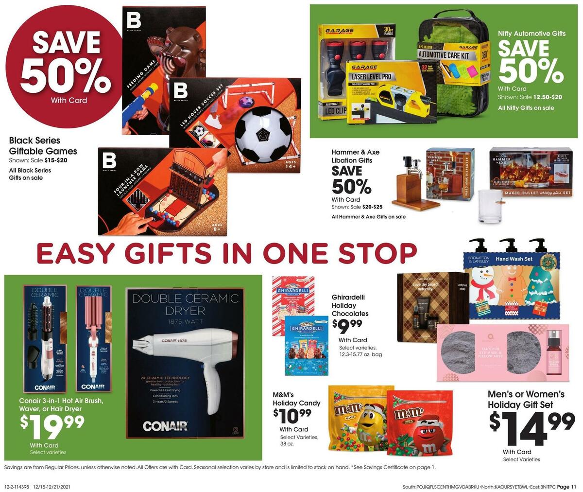 Fred Meyer General Merchandise Weekly Ad from December 15